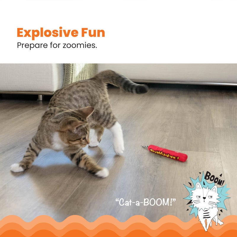 Catstages Green Magic Dynamite Stick Catnip Cat Toy - Image 2